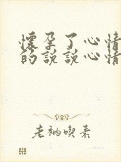 怀孕了心情不好的说说心情短语