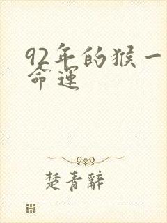 92年的猴一生命运