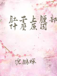 肚子上腹部疼痛什么原因