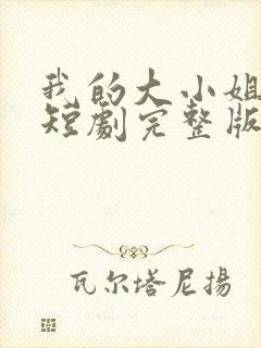 我的大小姐老婆短剧完整版免费看