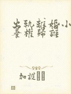 出轨离婚小孩抚养权归谁