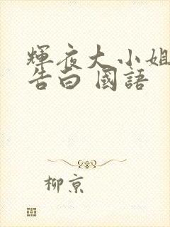 辉夜大小姐想让告白 国语