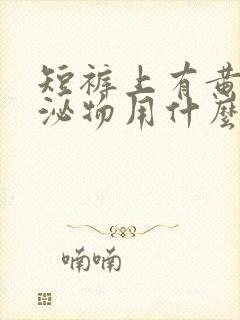 短裤上有黄色分泌物用什么药