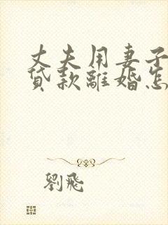 丈夫用妻子名义贷款离婚怎么处理