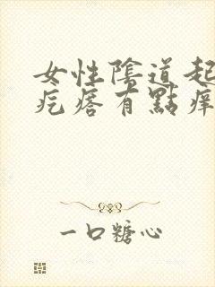 女性阴道起了小疙瘩有点痒怎么回事