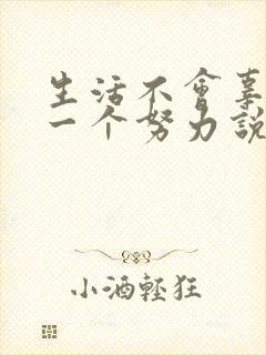 生活不会辜负每一个努力说说