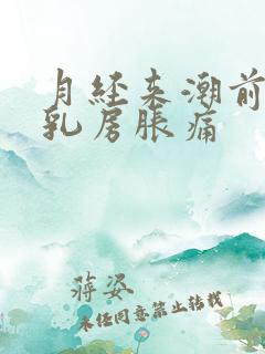 月经来潮前几天乳房胀痛