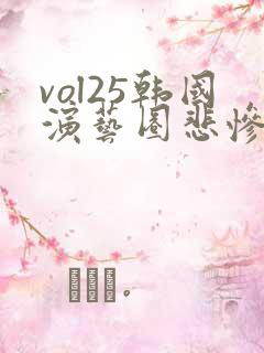 vol25韩国演艺圈悲惨事件