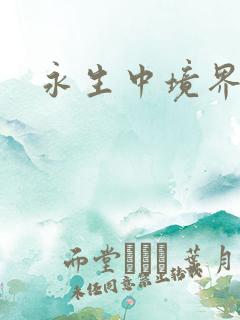 永生中境界划分