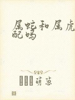 属蛇和属虎的相配吗