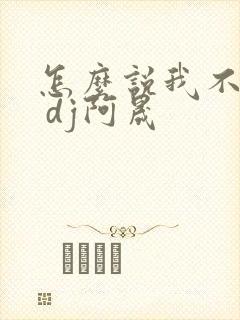 怎么说我不爱你 dj阿晟