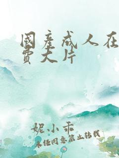 国产成人在线免费大片