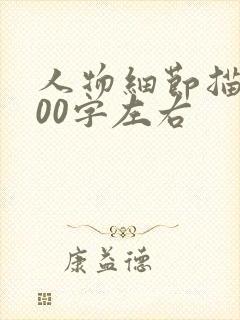 人物细节描写200字左右