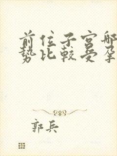 前位子宫哪个姿势比较受孕