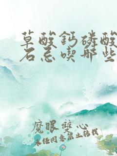 草酸钙磷酸钙结石忌吃哪些食物?