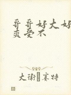 哥哥好大好深好爽受不