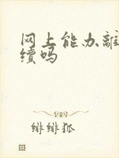 网上能办离婚手续吗