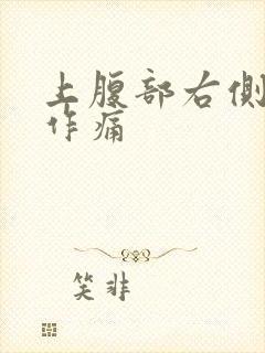 上腹部右侧隐隐作痛