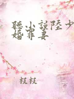 听小说陆少的隐婚罪妻