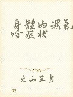 身体内湿气大有啥症状