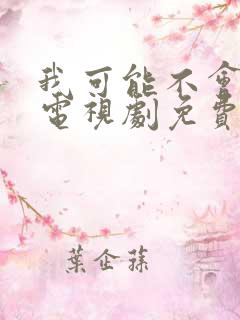 我可能不会爱你电视剧免费播放