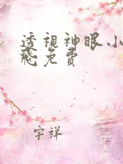 透视神眼小说林飞免费