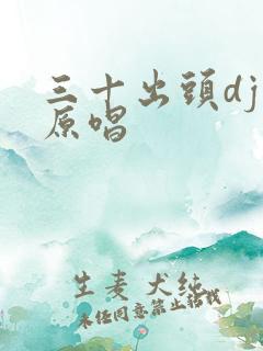 三十出头dj版原唱