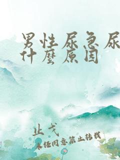 男性尿急尿频尿什么原因