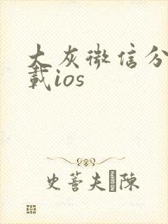 大灰微信分身下载ios