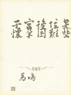 子宫后位是不是怀孕困难些