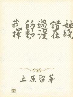 我的过错她的选择动漫在线