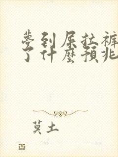 梦到屎拉裤子里了什么预兆女性