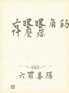 右眼眼角的痣是什么痣