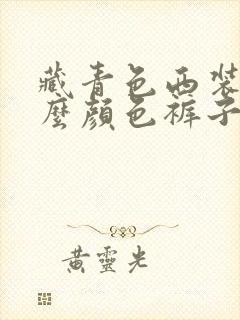 藏青色西装配什么颜色裤子好看