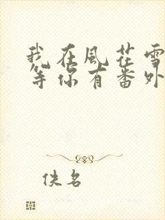 我在风花雪月里等你有番外吗