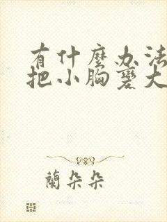 有什么办法可以把小胸变大胸