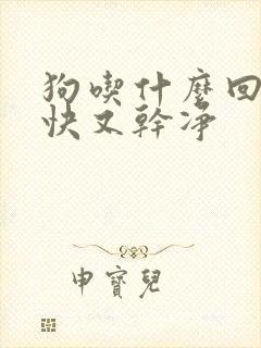 狗吃什么回奶最快又干净