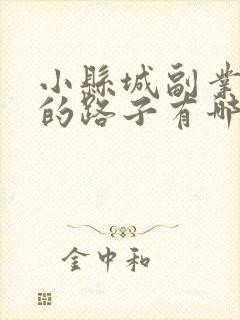 小县城副业赚钱的路子有哪些