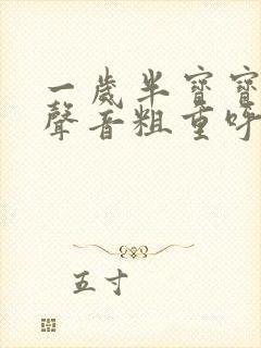 一岁半宝宝呼吸声音粗重呼哧呼哧的