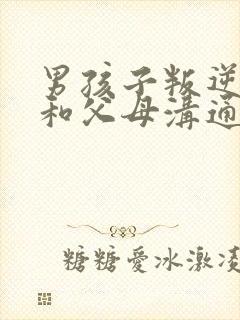 男孩子叛逆期不和父母沟通怎么办