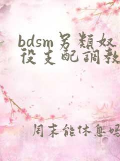 bdsm另类奴役支配调教视频