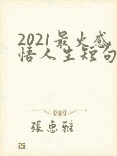 2021最火感悟人生短句