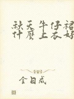 秋天牛仔裙搭配什么上衣好看图片