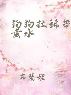 狗狗拉稀带血吐黄水