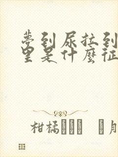 梦到尿拉到裤子里是什么征兆