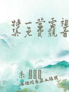 特一营电视剧全集免费观看