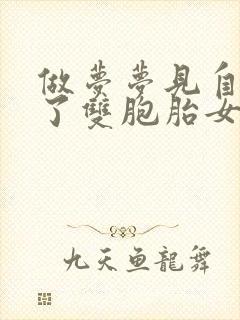 做梦梦见自己生了双胞胎女儿