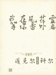 我在风花雪月里等你番外篇