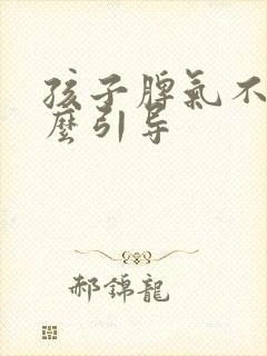 孩子脾气不好怎么引导