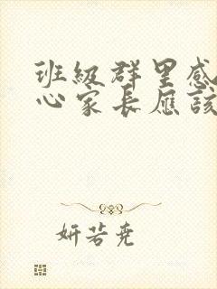 班级群里感谢热心家长应该怎么写